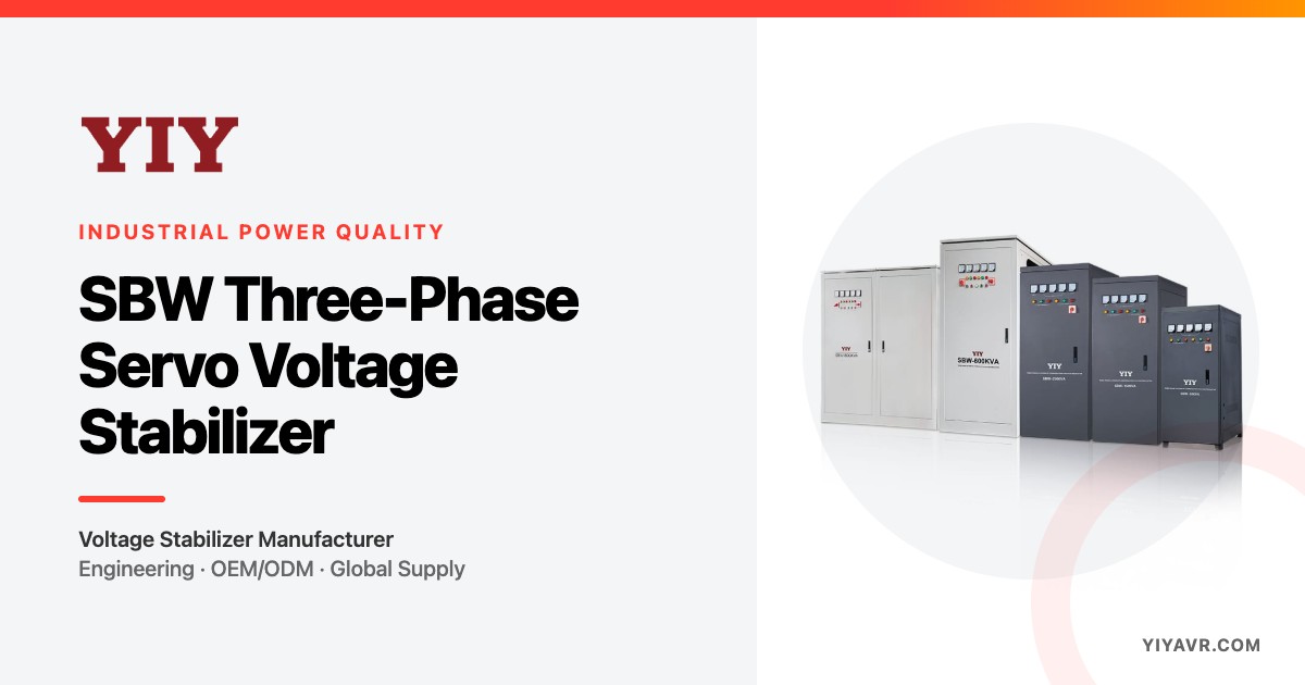 30 kVA Three-Phase Stabilizer Current at 415V - Voltage Stabilizer Manufacturer - YIY 1